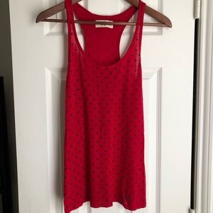 ABERCROMBIE polka dot tank🍒